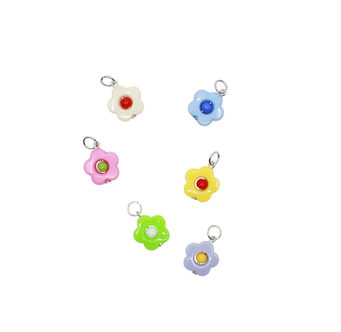 Flower Charm Pendants